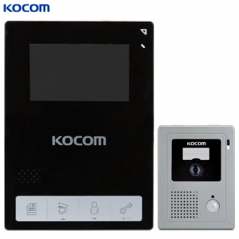 코콤비디오폰 KCV-434 아날로그거치형 블랙 / KC60