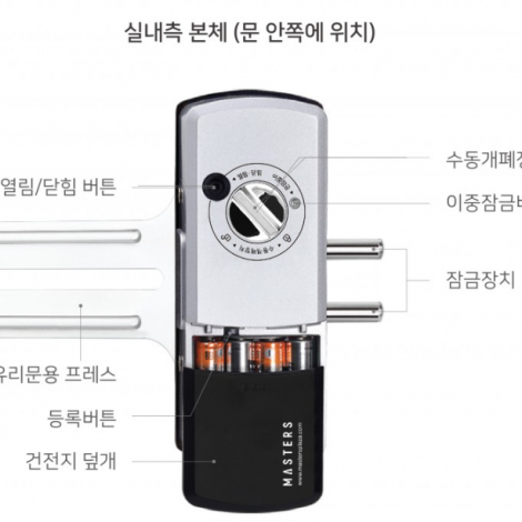 리모컨포함] 유니코 마스터즈 550S SA샷시문보조키 (번호,카드,리모컨)