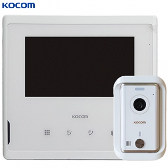 코콤 4선식아날로그 KCV-S701/KC-R80E[더미포함] 화이트