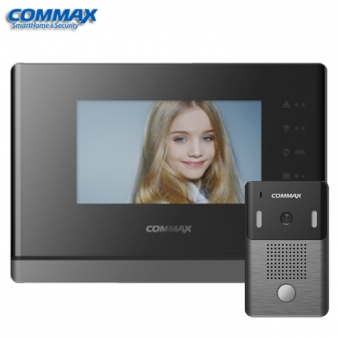 코맥스 비디오폰 CAV-70Y(블랙,화이트)/DRC4Y카메라 셋트