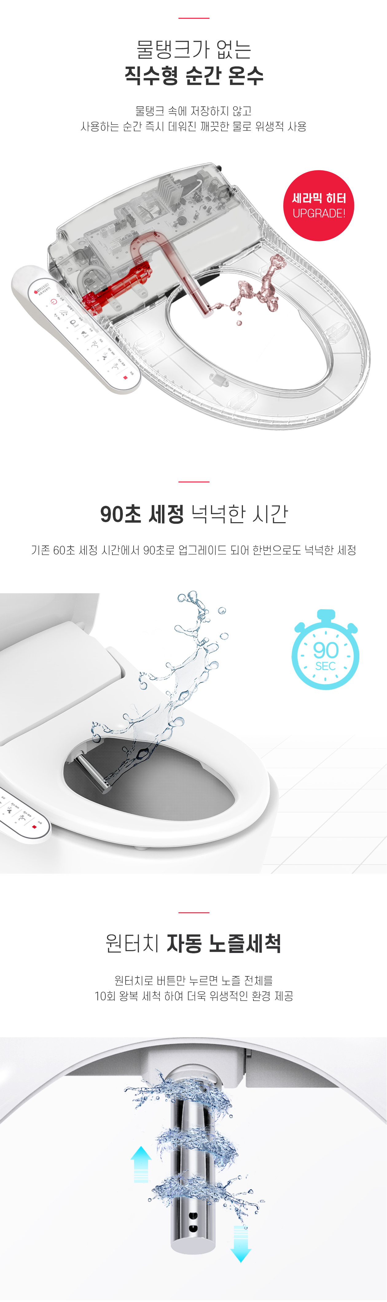 애플에이트비데 AB-K3811 풀스테인리스 노즐 업그레이드