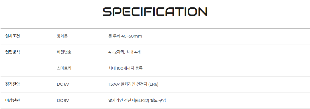 솔리티 씽크 SP7000 바로잠금 무타공 푸시풀도어락