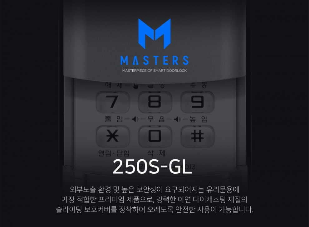 마스터즈 글라스카드 250SGL (번호,카드)