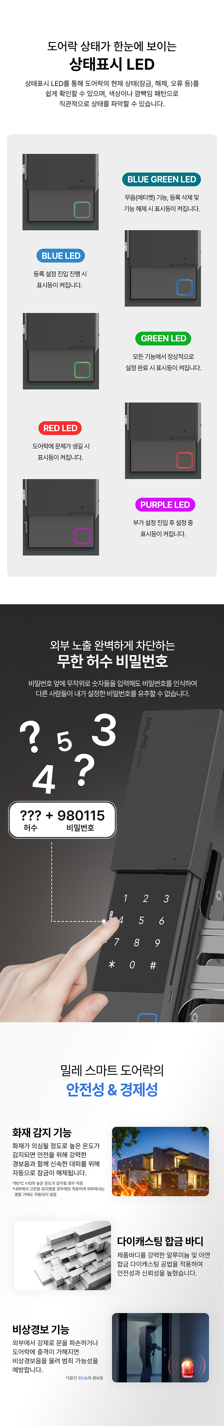 밀레 유리문글라스번호 M-270K 